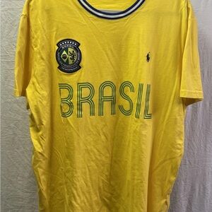 Ralph Lauren Yellow Brasil Short Sleeve Tee